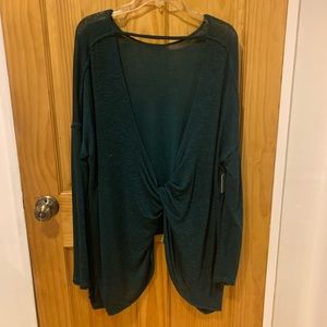 Green Free People Sweater